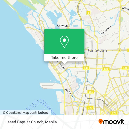 Hesed Baptist Church map