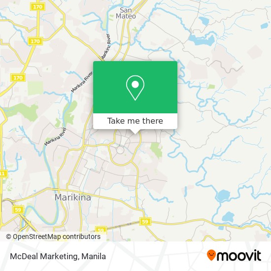 McDeal Marketing map