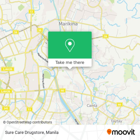 Sure Care Drugstore map