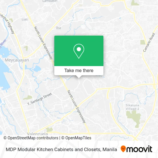 MDP Modular Kitchen Cabinets and Closets map