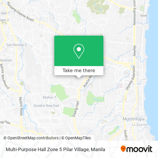 Multi-Purpose Hall Zone 5 Pilar Village map