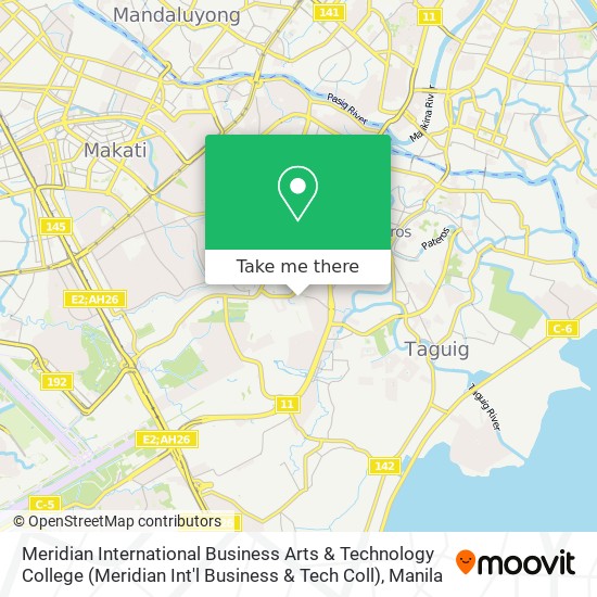 Meridian International Business Arts & Technology College (Meridian Int'l Business & Tech Coll) map
