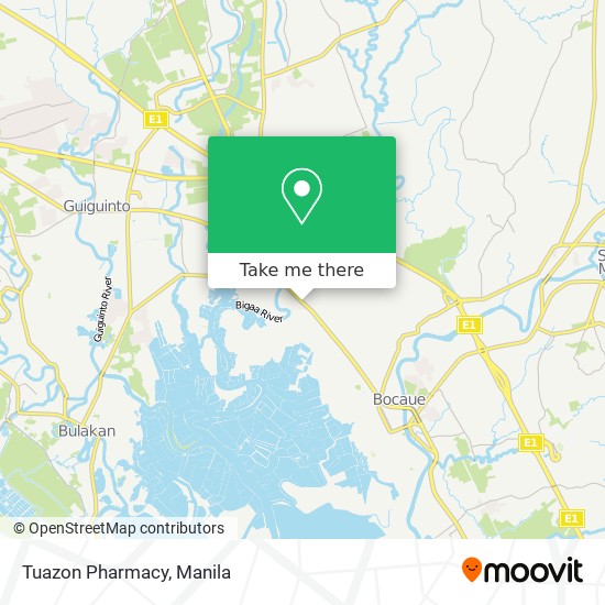 Tuazon Pharmacy map