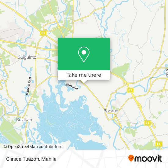 Clinica Tuazon map