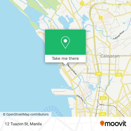 12 Tuazon St map