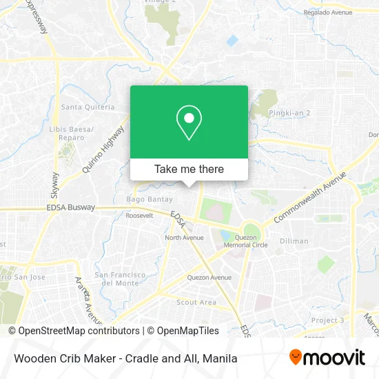 Wooden Crib Maker - Cradle and All map