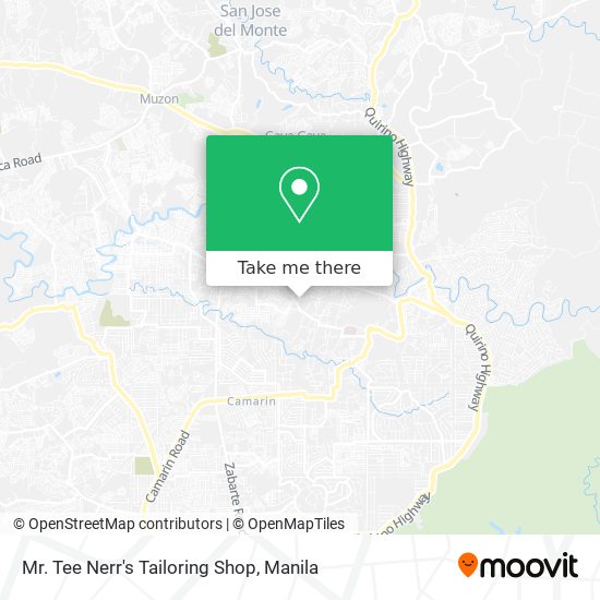 Mr. Tee Nerr's Tailoring Shop map