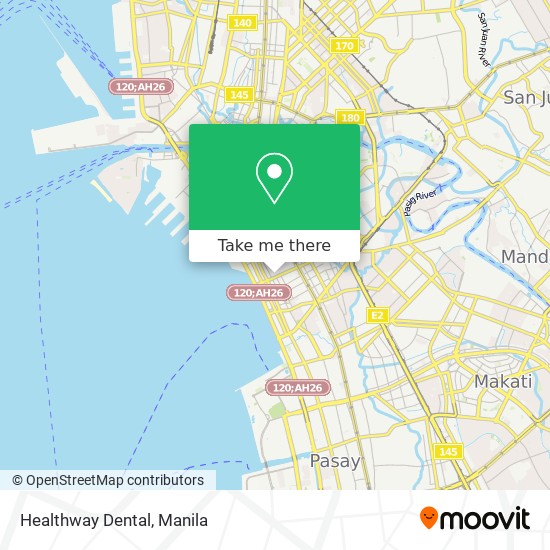 Healthway Dental map