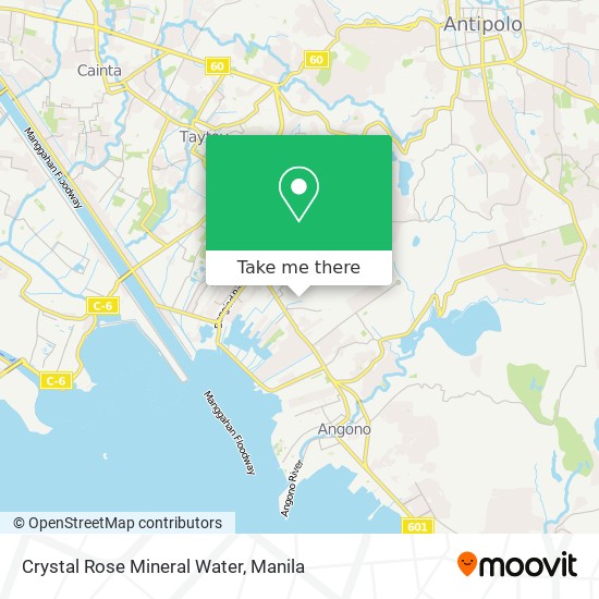 Crystal Rose Mineral Water map