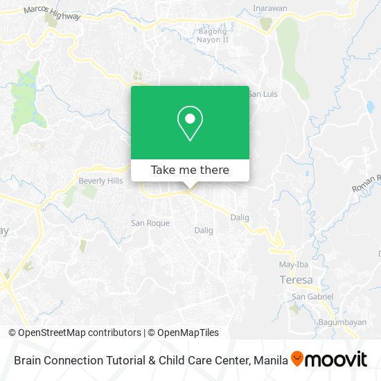 Brain Connection Tutorial & Child Care Center map