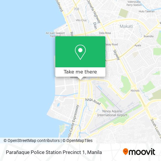 Parañaque Police Station Precinct 1 map