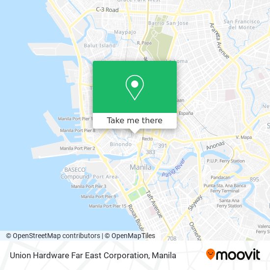 Union Hardware Far East Corporation map
