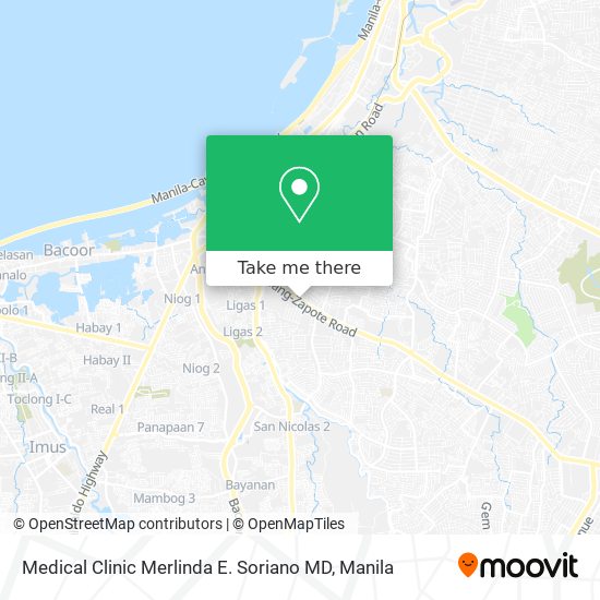 Medical Clinic Merlinda E. Soriano MD map