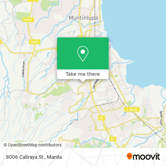 8006 Caliraya St. map