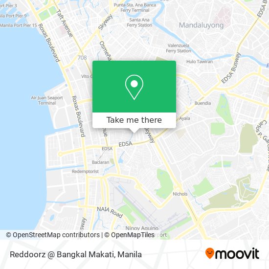 Reddoorz @ Bangkal Makati map