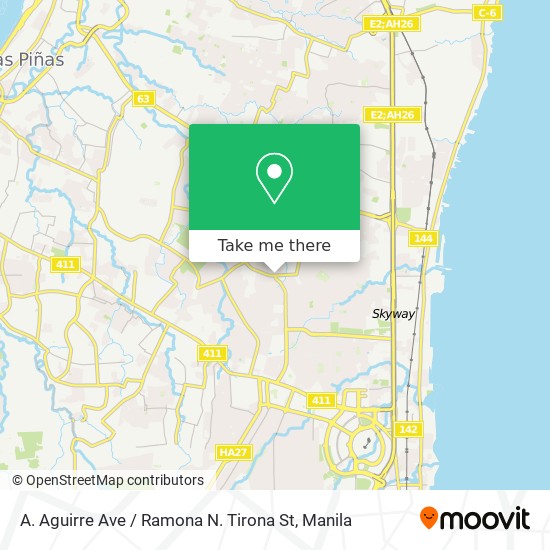 A. Aguirre Ave / Ramona N. Tirona St map