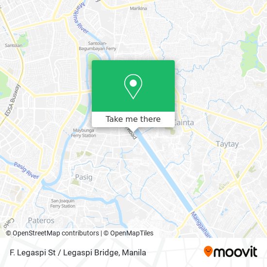 F. Legaspi St / Legaspi Bridge map