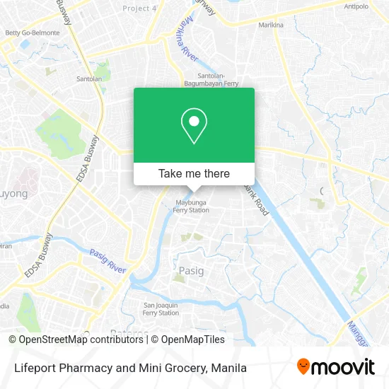 Lifeport Pharmacy and Mini Grocery map