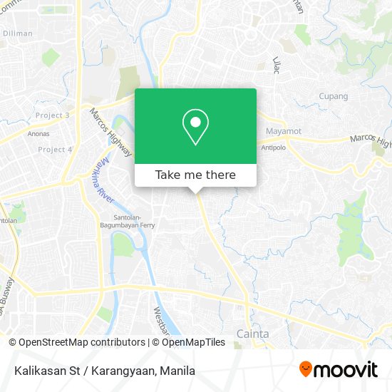 Kalikasan St / Karangyaan map