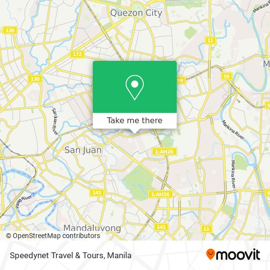 Speedynet Travel & Tours map