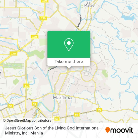 Jesus Glorious Son of the Living God International Ministry, Inc. map