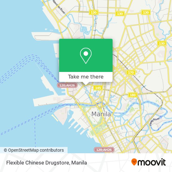 Flexible Chinese Drugstore map