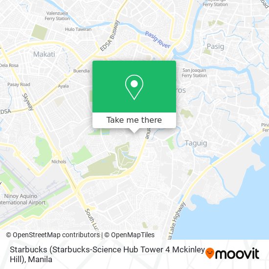 Starbucks (Starbucks-Science Hub Tower 4 Mckinley Hill) map