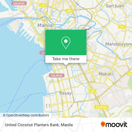 United Coconut Planters Bank map