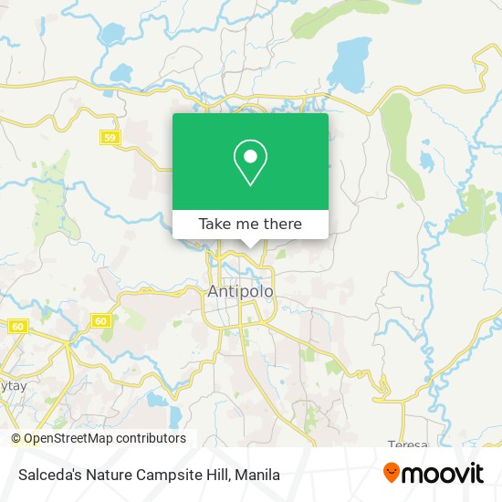 Salceda's Nature Campsite Hill map