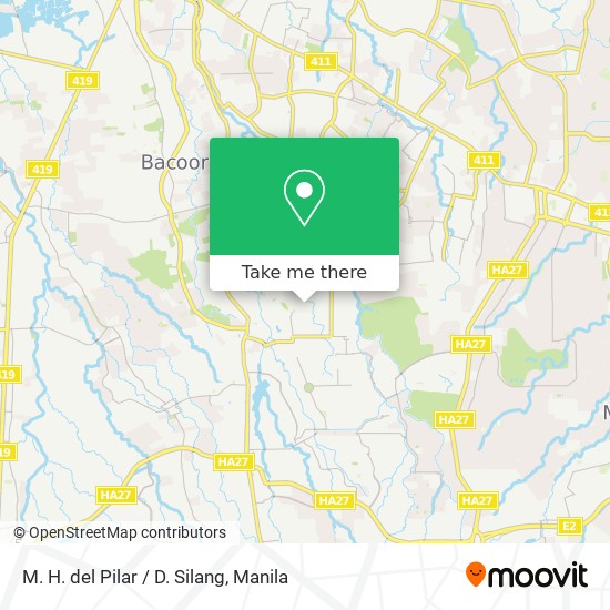 M. H. del Pilar / D. Silang map