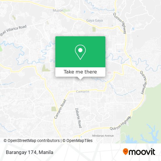 Barangay 174 map