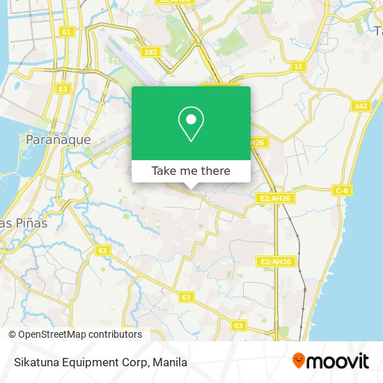 Sikatuna Equipment Corp map