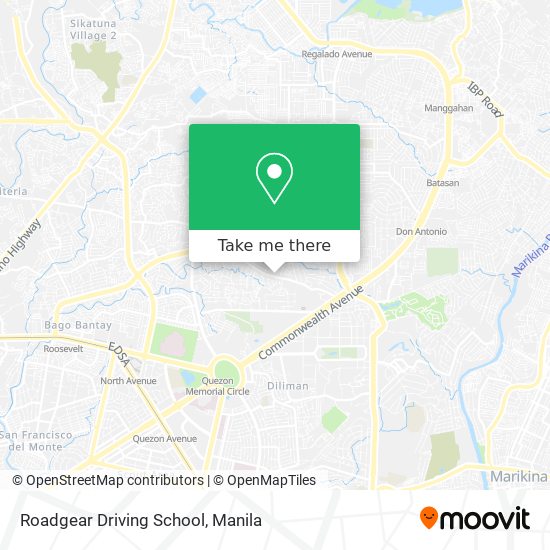 Roadgear Driving School map