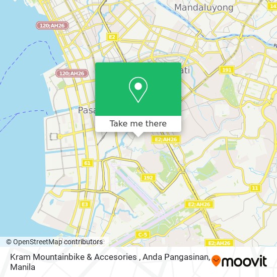 Kram Mountainbike & Accesories , Anda Pangasinan map