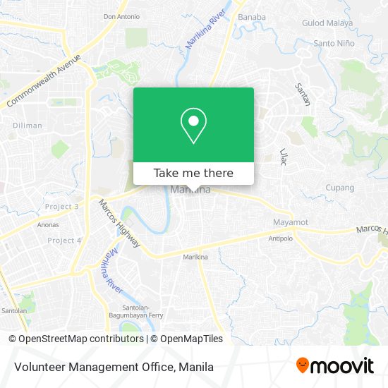 Volunteer Management Office map