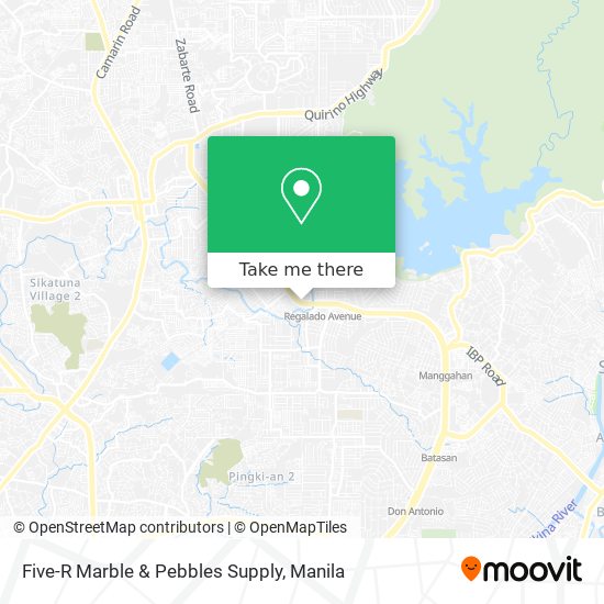 Five-R Marble & Pebbles Supply map