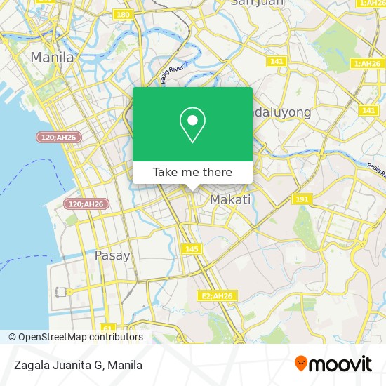 Zagala Juanita G map