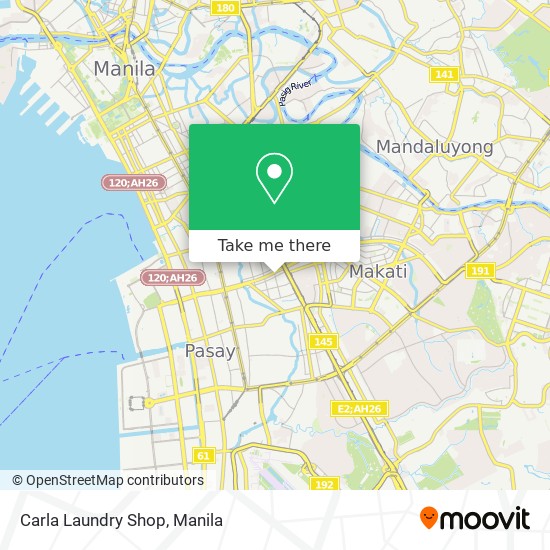 Carla Laundry Shop map