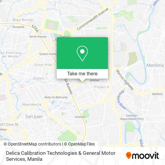 Delica Calibration Technologies & General Motor Services map