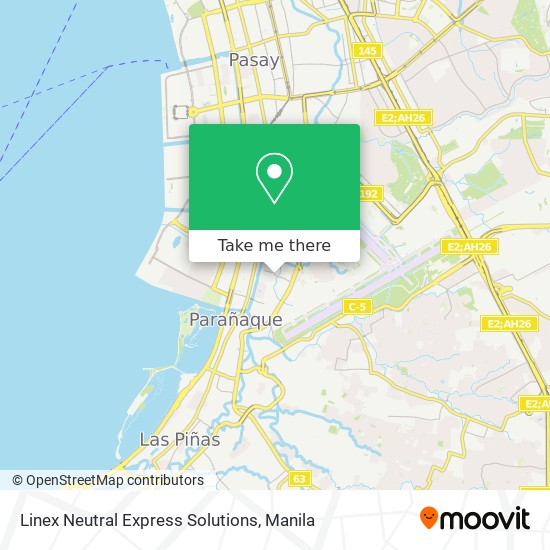 Linex Neutral Express Solutions map