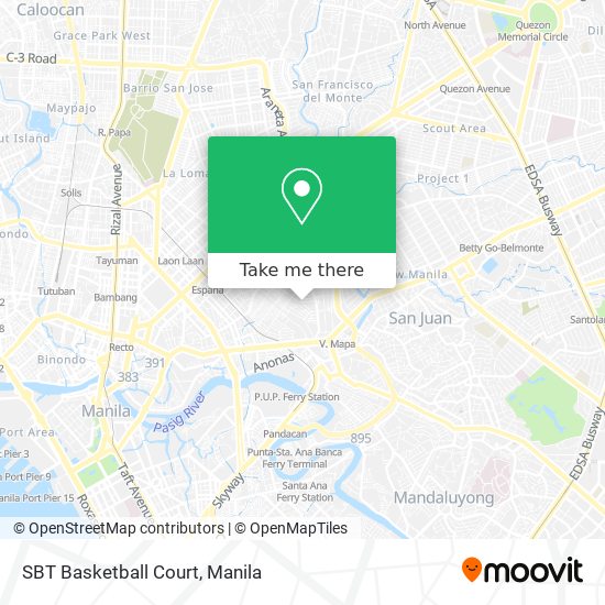 SBT Basketball Court map