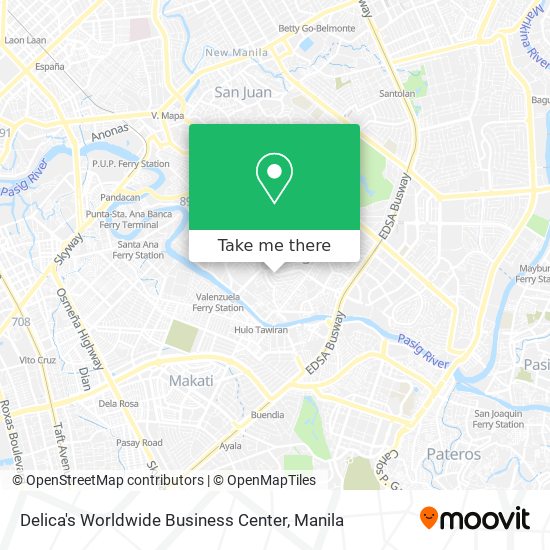 Delica's Worldwide Business Center map