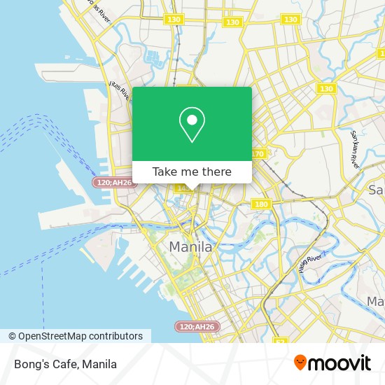 Bong's Cafe map