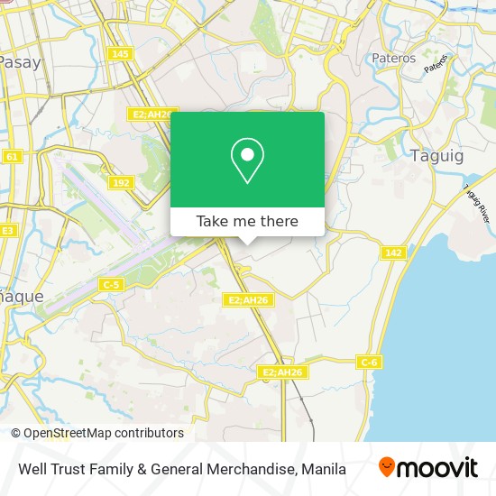 Well Trust Family & General Merchandise map