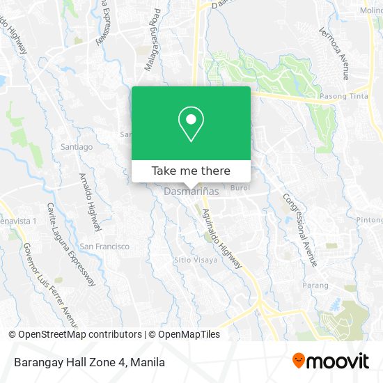 Barangay Hall Zone 4 map