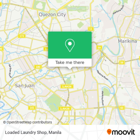 Loaded Laundry Shop map