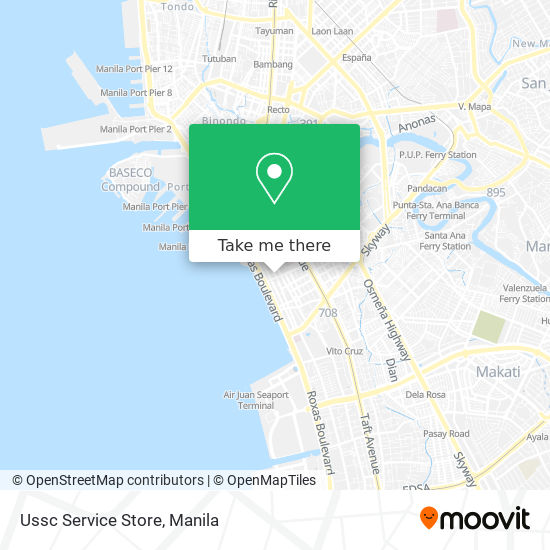 Ussc Service Store map