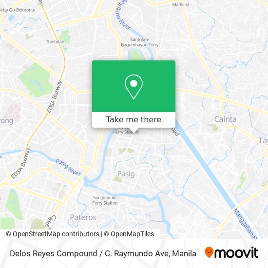 Delos Reyes Compound / C. Raymundo Ave map