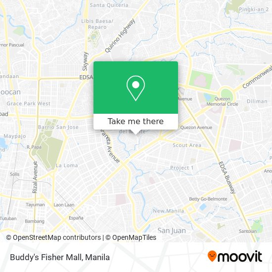 Buddy's Fisher Mall map