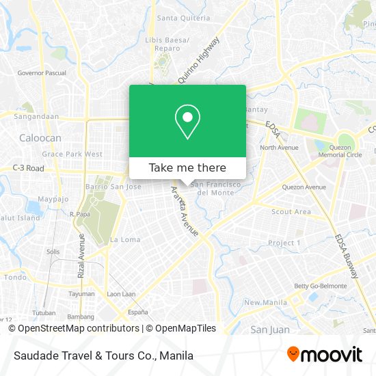 Saudade Travel & Tours Co. map